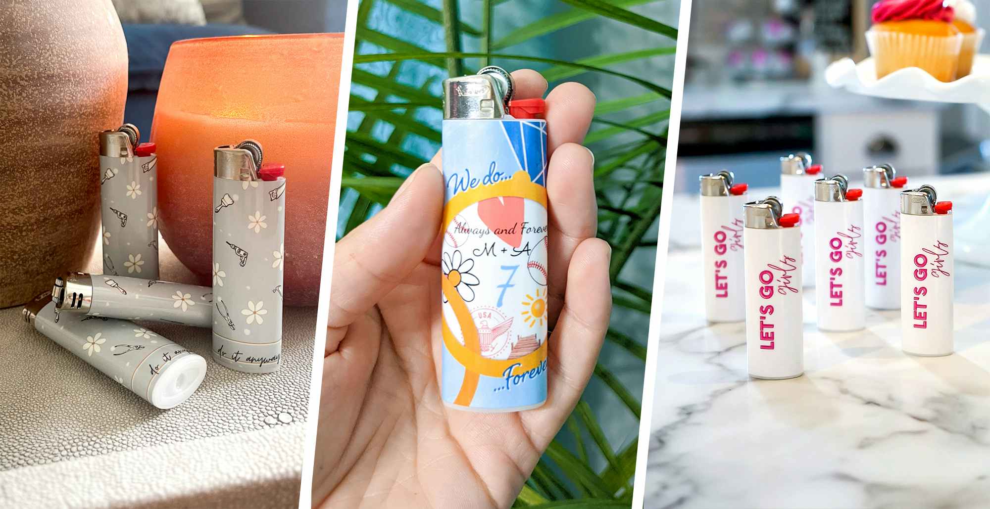 Design My BIC Lighters, Set of 6 Personalized Lighters