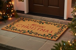 holiday coir doormats 