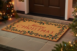 holiday coir doormats 