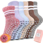 Kids Thermal Slipper Socks 6-Pack