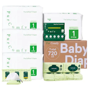 PurComfy Diapers and Wipes Kit