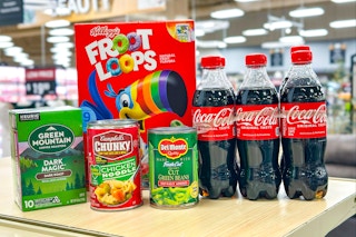 king soopers matchup groceries on store shelf