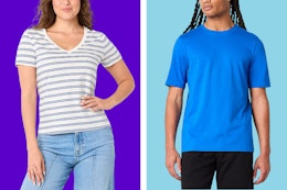 Graphic Tees, Tops, and Tanks for $5 at JCPenney card image