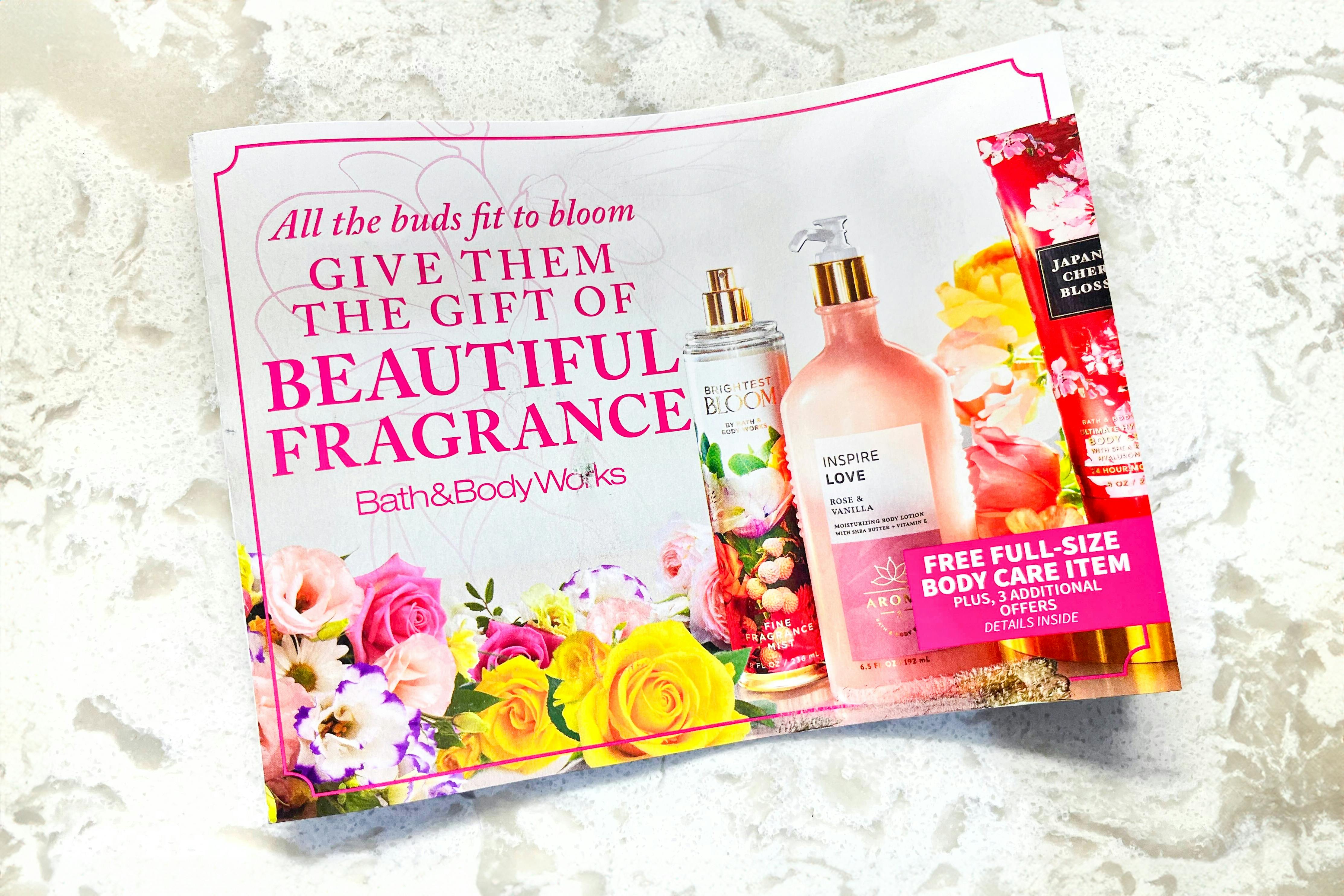 Bath & Body Works Mail Coupons April 2024 Free Body Care Item The