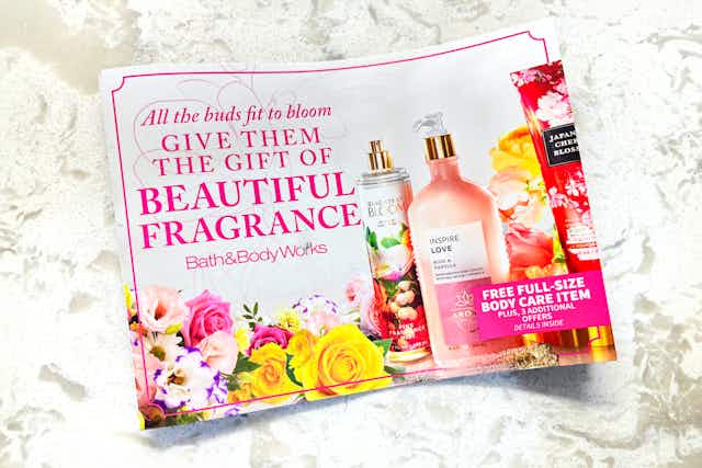 Check Your Mail for Bath & Body Works Coupons (Free Body Cream Item!) card image