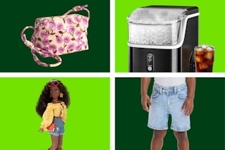 Vera Bradley bag, nugget ice maker, Disney ILY doll, and Cat & Jack toddler shorts