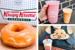 fourth of july food deals, krispy kreme, smoothie king, and burger king