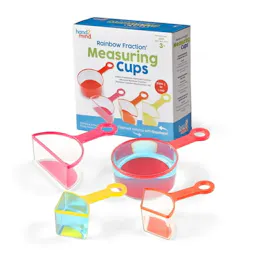 hand2mind Rainbow Fraction Cups