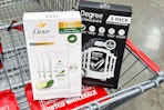 dove degree deodorants in shopping cart