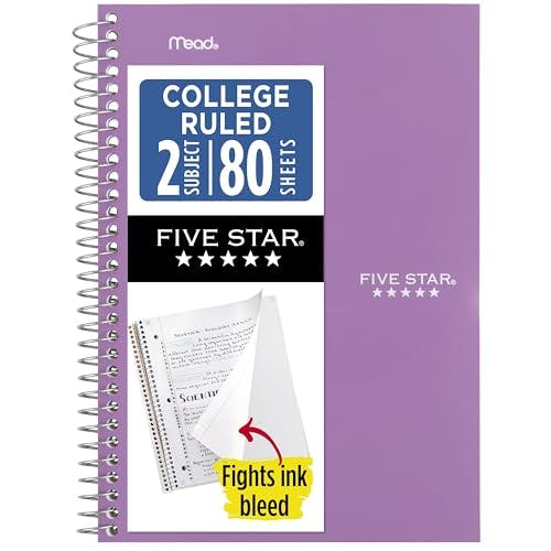 Five Star Spiral Notebook 12-Pack