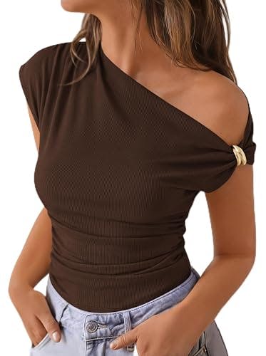 PRETTYGARDEN Women's Off-the-Shoulder Top