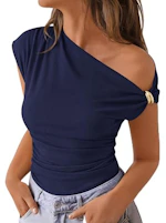 Women's Off-The-Shoulder Crop Top