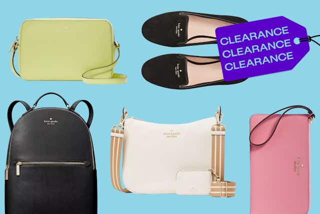 Prices Dropped at Kate Spade Outlet: $15 Earrings, $64 Leather Bag,  More card image