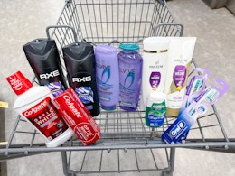 pantene colgate l'oreal axe crest oral-bi items in walgreens cart