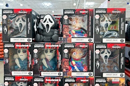costco handmade by robots horror collectibles stacked