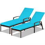 Wicker Chaise Lounge Chairs