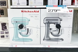 KitchenAid 5.5-Quart Bowl-Lift Stand Mixers, Only $265.99 at Target card image