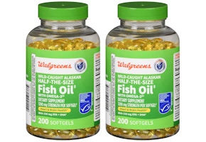 2 Walgreens Fish Oil Supplements