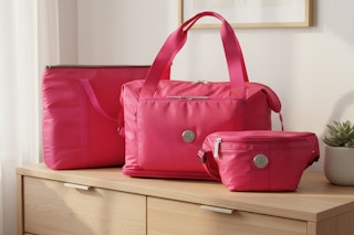 a bag set with a tote, cooler and belt bag