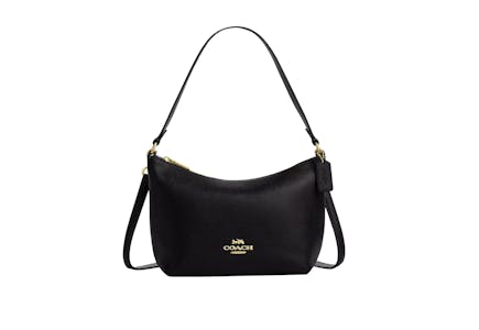 Coach Leather Zip-Top Bag