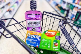 listerine pepcid zyrtec products in shopping cart