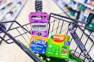listerine pepcid zyrtec products in shopping cart