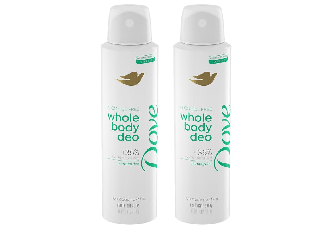 2 Dove Whole Body Deodorants