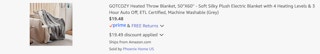 Amazon Heated Throw Blanket 2025