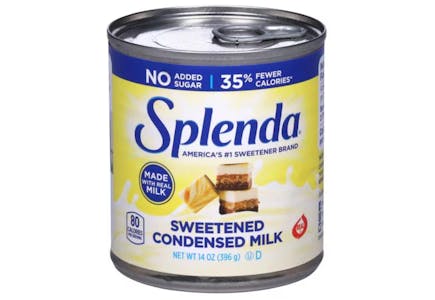 2 Splenda Condensed Milk Cans