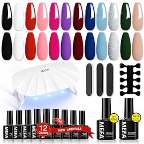 Gel Polish Set With UV Light