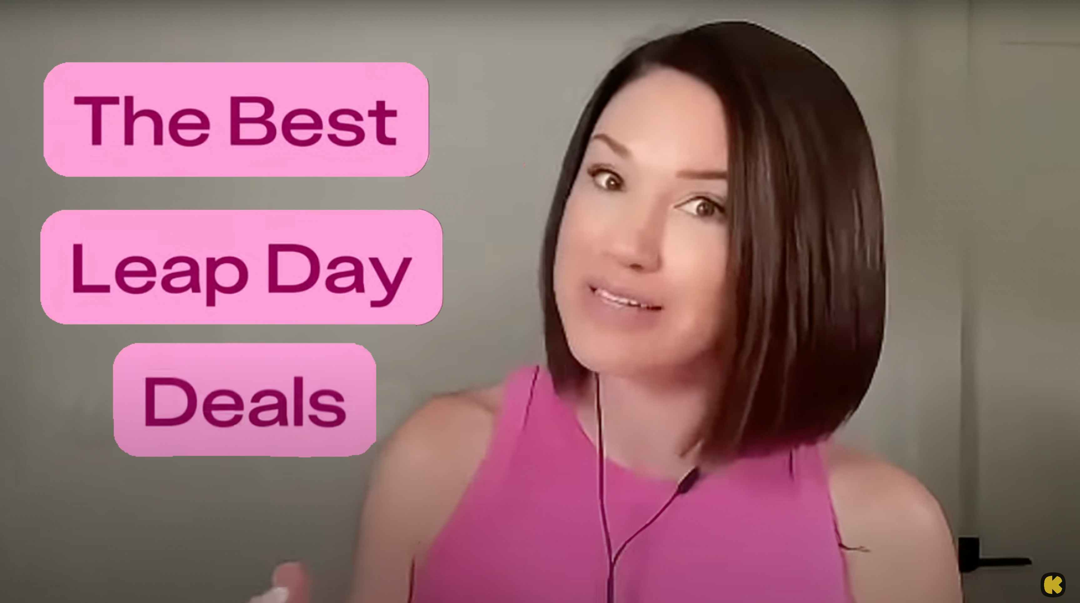 Video Thumbnail Image of Krazy Coupon Lady Cofounder, Joanie Demer, Talking About the Best Leap Day Deals