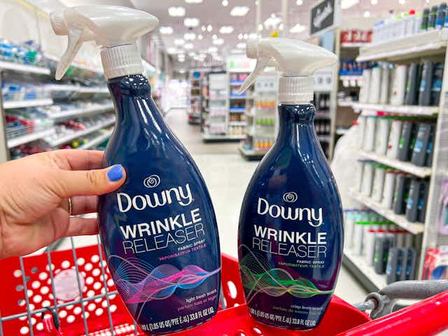 Downy Wrinkle Releaser Fabric Spray 2-Pack, Only $6.70 on Amazon card image
