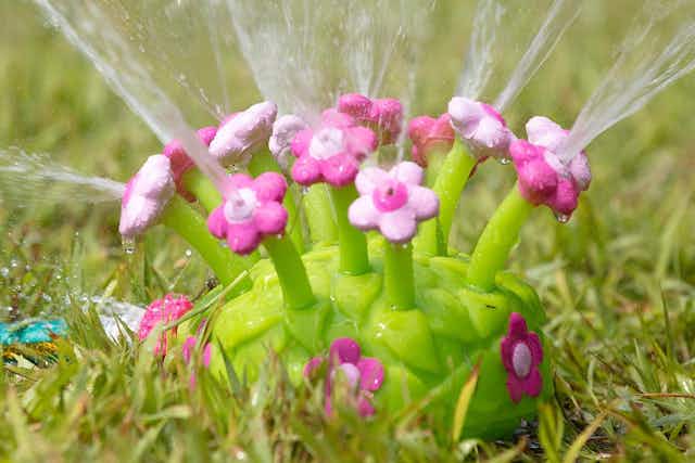 Melissa & Doug Sunny Patch Flower Sprinkler, Only $9.96 on Amazon card image