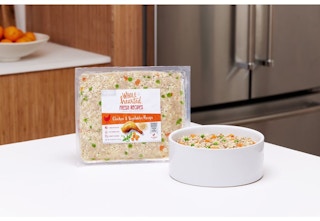 chicken and vegetable dog food