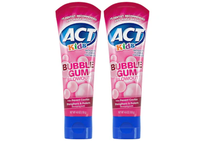2 Act Kids Toothpastes