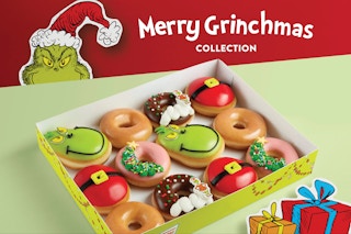 krispy kreme grinch donuts