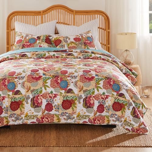Kantha Quilted Bedding Set