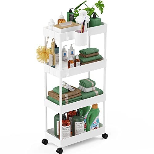 Slim Rolling Storage Cart