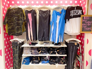 PINK Apparel Display