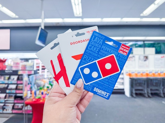 Save $10 on DoorDash, Domino's, and H&M Gift Cards at Walgreens