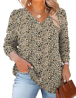 Women's Plus Size Long Sleeve Top