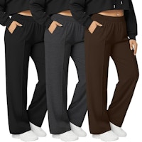 Women's Plus-Size Sweatpants 3-Pack