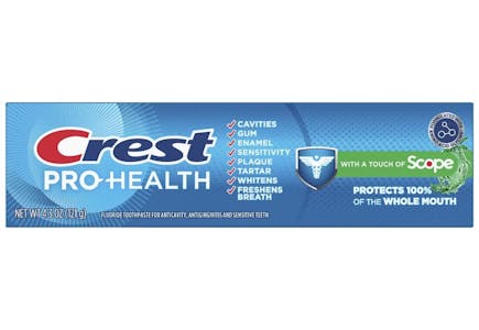 3 Crest Toothpastes