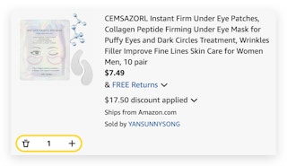 Instant Firm Under Eye Patches