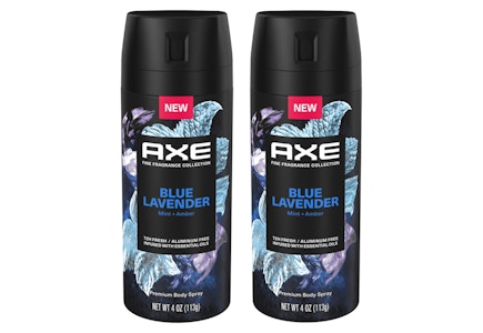 2 AXE Body Sprays