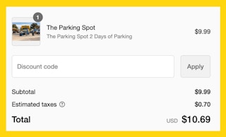 parking-spot-checkout
