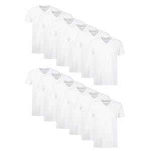 Hanes Men's V-Neck Undershirts
