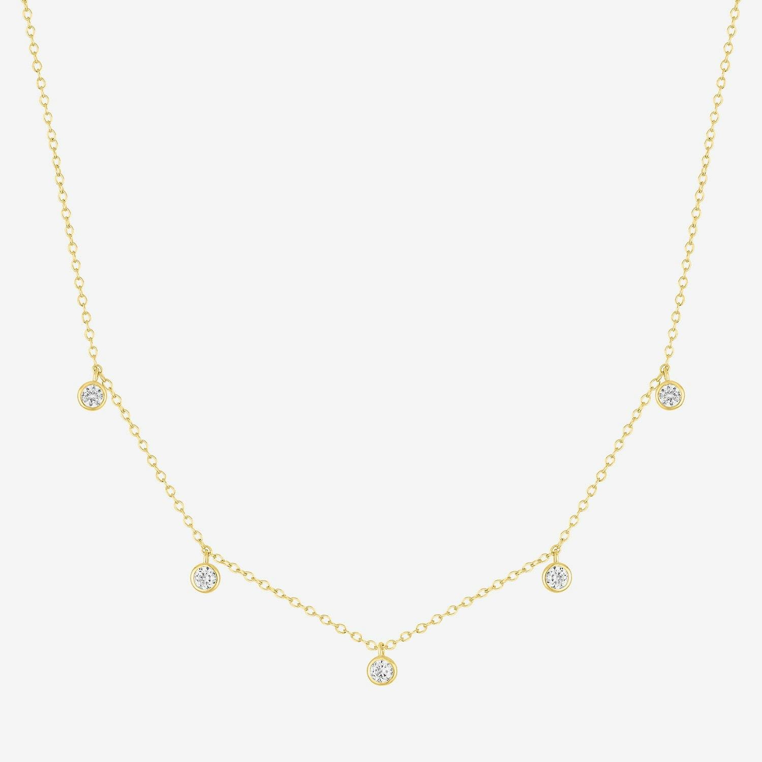 White Sapphire Necklace