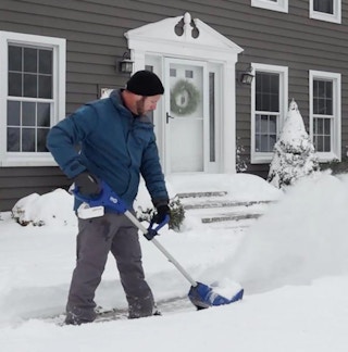 Snow Joe iON+ Cordless Snow Shovel Kit with 5Ah Battery and Charger