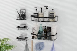 Walmart's 5-Pack Shower Caddy Set at Just $15 Crushes Amazon's Price Tag card image